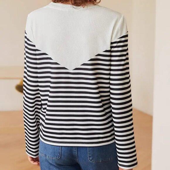 Amour Longsleeve Striped Tee - Picture 2 of 3
